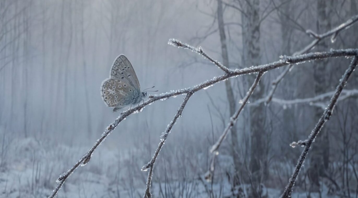 Schmetterlinge im Winterschlaf